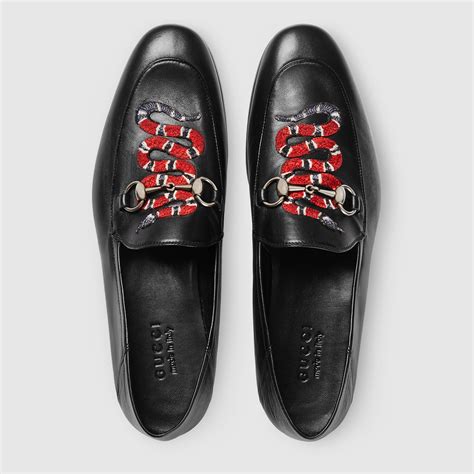 gucci snake mocassins on feet|gucci jordan loafer leather.